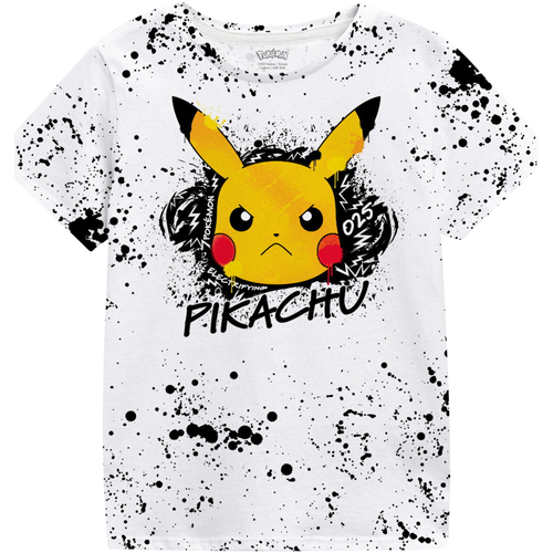 Abbigliamento Unisex bambino T-shirt maniche corte Pokemon Electrifying 025 Multicolore