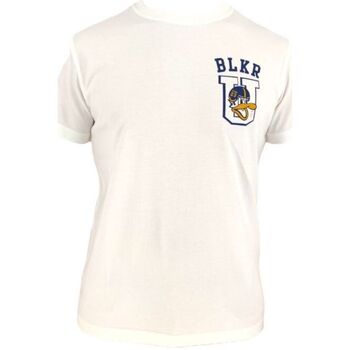 Abbigliamento Uomo T-shirt maniche corte Bl'ker T-shirt Footbal Duck Uomo White Bianco