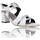 Scarpe Donna Sandali Plumers Sandalias con Tacón para Mujer de Plumers 3715 Bianco
