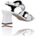 Scarpe Donna Sandali Plumers Sandalias con Tacón para Mujer de Plumers 3715 Bianco