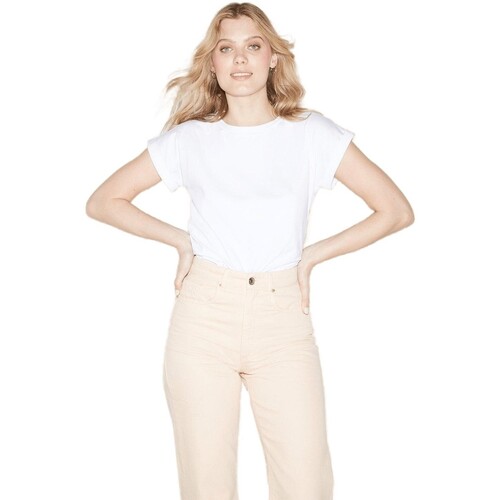 Abbigliamento Donna T-shirts a maniche lunghe Dorothy Perkins DP1485 Bianco