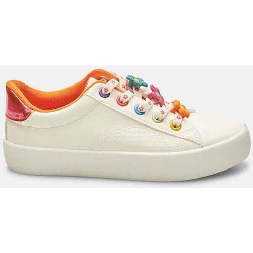 Scarpe Sneakers Bata Sneaker da bambina con fiori Unisex Bianco