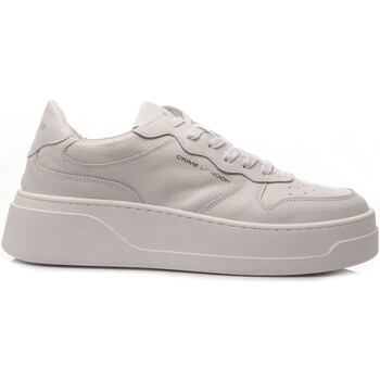 Scarpe Donna Sneakers Crime London Force 1 26601PP5.10 Bianco