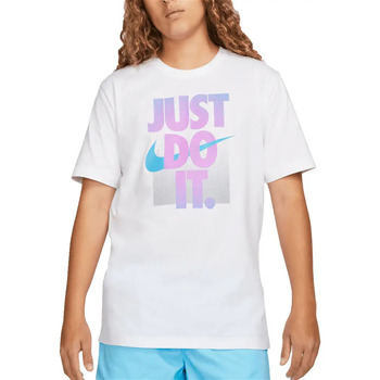 Abbigliamento Uomo T-shirt maniche corte Nike JDI 12Mo Bianco