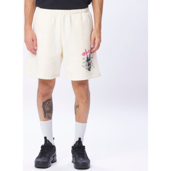 Abbigliamento Uomo Shorts / Bermuda Obey Angel garden sweatshort Bianco