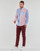 Abbigliamento Uomo Camicie maniche lunghe Polo Ralph Lauren CHEMISE COUPE DROITE EN OXFORD Blu / Rosso / Bianco