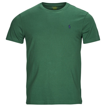 Abbigliamento Uomo T-shirt maniche corte Polo Ralph Lauren T-SHIRT AJUSTE EN COTON Verde