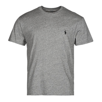 Abbigliamento Uomo T-shirt maniche corte Polo Ralph Lauren T-SHIRT AJUSTE EN COTON Grigio / Chiné