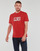 Abbigliamento Uomo T-shirt maniche corte Polo Ralph Lauren T-SHIRT AJUSTE EN COTON LOGO POLO RALPH LAUREN Rosso