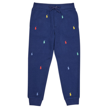 Abbigliamento Bambino Pantaloni da tuta Polo Ralph Lauren PO PANT-PANTS-ATHLETIC Marine / Multicolore