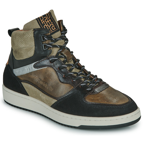 Scarpe Uomo Sneakers alte Pantofola d'Oro BAVENO UOMO HIGH Nero / Kaki