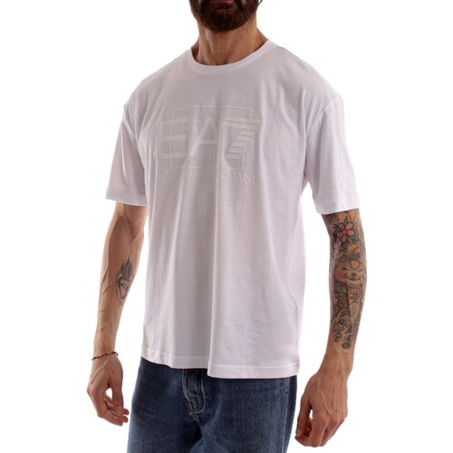 Abbigliamento Uomo T-shirt maniche corte Emporio Armani EA7 3RPT09 Bianco