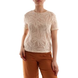 Abbigliamento Donna T-shirt maniche corte Maxmara Studio LETTERA Beige