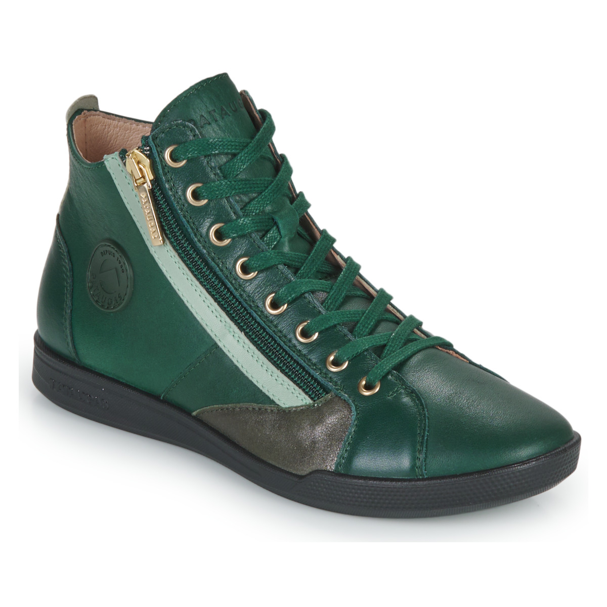 Scarpe Donna Sneakers alte Pataugas PALME/MIX Verde