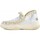 Scarpe Donna Sneakers Mou Eskimo Trainer Sequins White Silver Bianco
