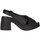 Scarpe Donna Sandali Bueno Shoes Wy12202 Sandalo Donna Nero Nero