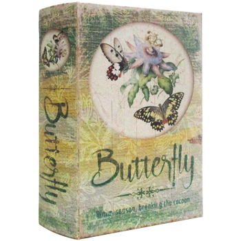 Casa Cestini / scatole e cestini Signes Grimalt Box Book Butterfly Giallo