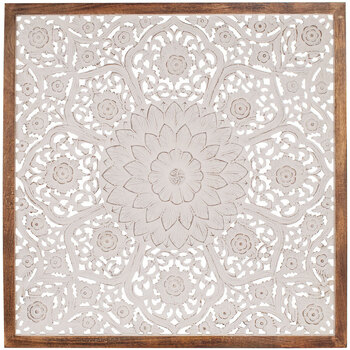 Casa Dipinti / tele Signes Grimalt Ornamento A Mosaico Bianco
