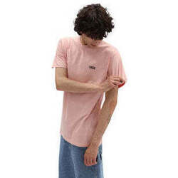 Abbigliamento Uomo T-shirt & Polo Vans T-Shirt  MN Left Chest Logo Plus Ss  Mellow Rose/black Rosa