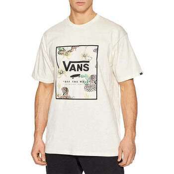 Vans T-Shirt  MN Classic Print Box Antique White/desert Bianco