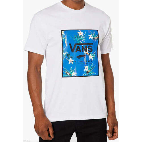 Abbigliamento Uomo T-shirt & Polo Vans T-Shirt  MN Classic Print Box White/dart Floral Bianco