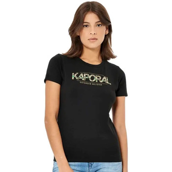 Abbigliamento Donna T-shirt maniche corte Kaporal Jall Nero
