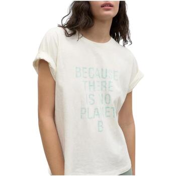 Abbigliamento Donna T-shirt maniche corte Ecoalf  Bianco