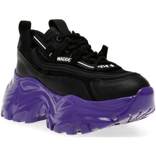 Scarpe Donna Sneakers Steve Madden Recoupe Black / Purple Nero