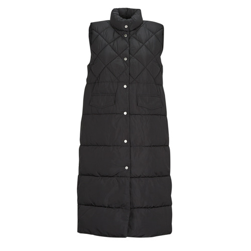 Abbigliamento Donna Piumini Only ONLSTACY QUILTED LONG WAISTCOAT OTW Nero