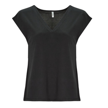 Abbigliamento Donna T-shirt maniche corte Only ONLFREE S/S MODAL V-NECK TOP JRS Nero