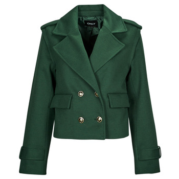 Abbigliamento Donna Giacca in cuoio / simil cuoio Only ONLMOLLY SHORT JACKET CC OTW Verde