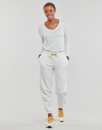 Abbigliamento Donna Pantaloni da tuta Only ONLNOOMI GLITTER STRING PANT CS SWT Bianco