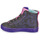 Scarpe Bambina Sneakers alte Skechers TWI-LITES 2.0 Nero / Rosa