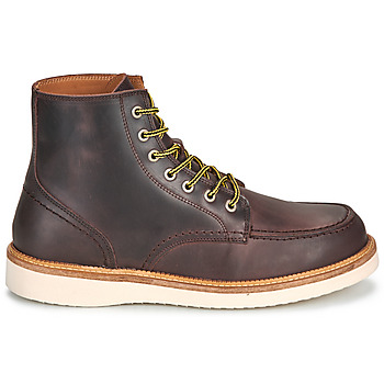 Selected SLHTEO NEW LEATHER MOC-TOE BOOT Marrone