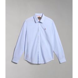 Abbigliamento Uomo Camicie maniche lunghe Napapijri G-GRAIE NP0A4H1E-2M8 FIL-A-FIL Blu