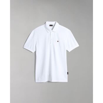 Abbigliamento Uomo T-shirt & Polo Napapijri EOLANOS 3 NP0A4GB3.-002 BRIGHT WHITE Bianco