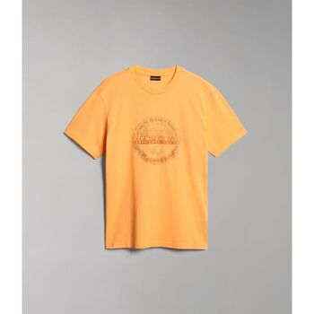 Abbigliamento Uomo T-shirt & Polo Napapijri S-BOLLO NP0A4H9K-A57 ORANGE MOCK Arancio