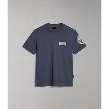 Abbigliamento Uomo T-shirt & Polo Napapijri S-AMUNDSEN NP0A4H6B-B4D BLU GRISAIL Blu