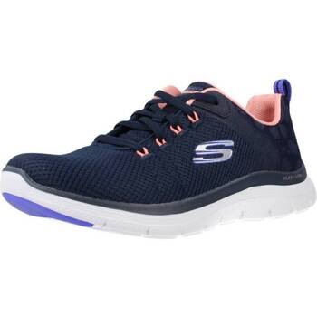 Scarpe Sneakers Skechers FLEX APPEAL 4.0 ELEGANT WAY Blu