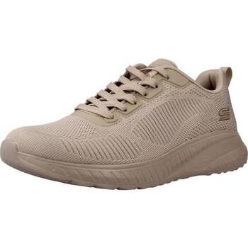 Scarpe Donna Sneakers Skechers BOBS SQUAD CHAOS FACE OFF Beige