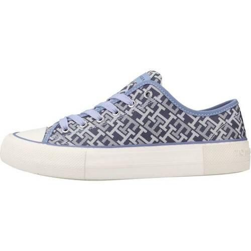 Scarpe Donna Sneakers Tommy Hilfiger SNEAKER LACE UP Blu
