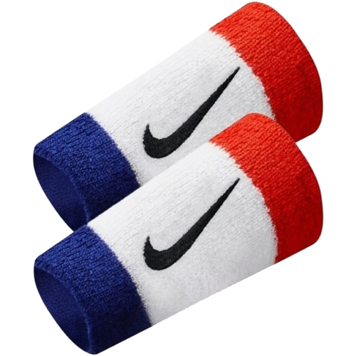 Accessori Accessori sport Nike Swoosh Double Wide Wristbands Bianco