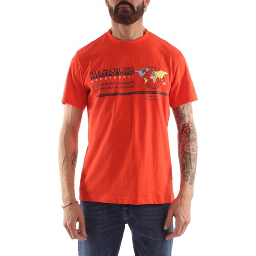 Abbigliamento Uomo T-shirt maniche corte Napapijri NP0A4H2D Arancio