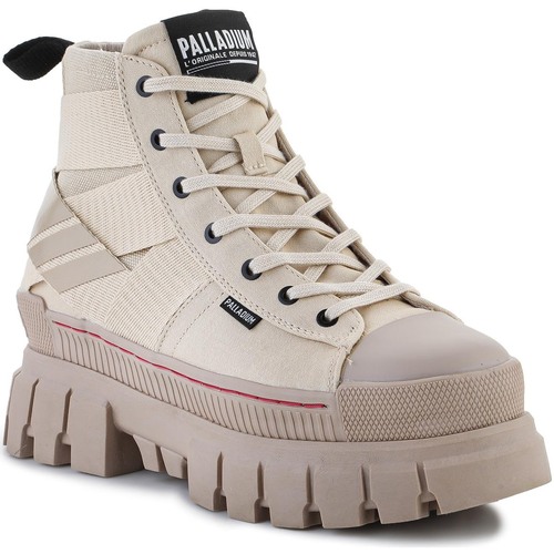 Scarpe Donna Sneakers alte Palladium Revolt HI Army 98579-210-M Beige