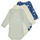 Abbigliamento Bambina Pigiami / camicie da notte Petit Bateau BODY US ML VINTSTAR PACK X3 Multicolore