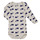 Abbigliamento Unisex bambino Pigiami / camicie da notte Petit Bateau BODY US ML BALEINE PACK X5 Multicolore