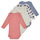 Abbigliamento Unisex bambino Pigiami / camicie da notte Petit Bateau BODY US ML BALEINE PACK X5 Multicolore
