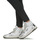 Scarpe Donna Sneakers alte Karl Lagerfeld KREW KC Kollar Mid Boot Bianco / Argento