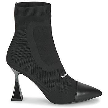 Karl Lagerfeld DEBUT Mix Knit Ankle Boot Nero