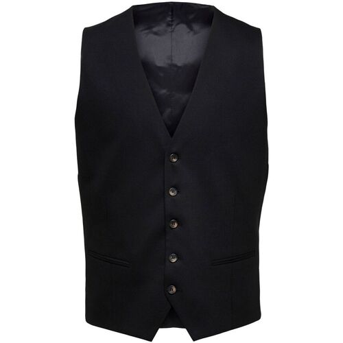 Abbigliamento Uomo Giacche Selected 16089407 NEIL ECT-BLACK Nero